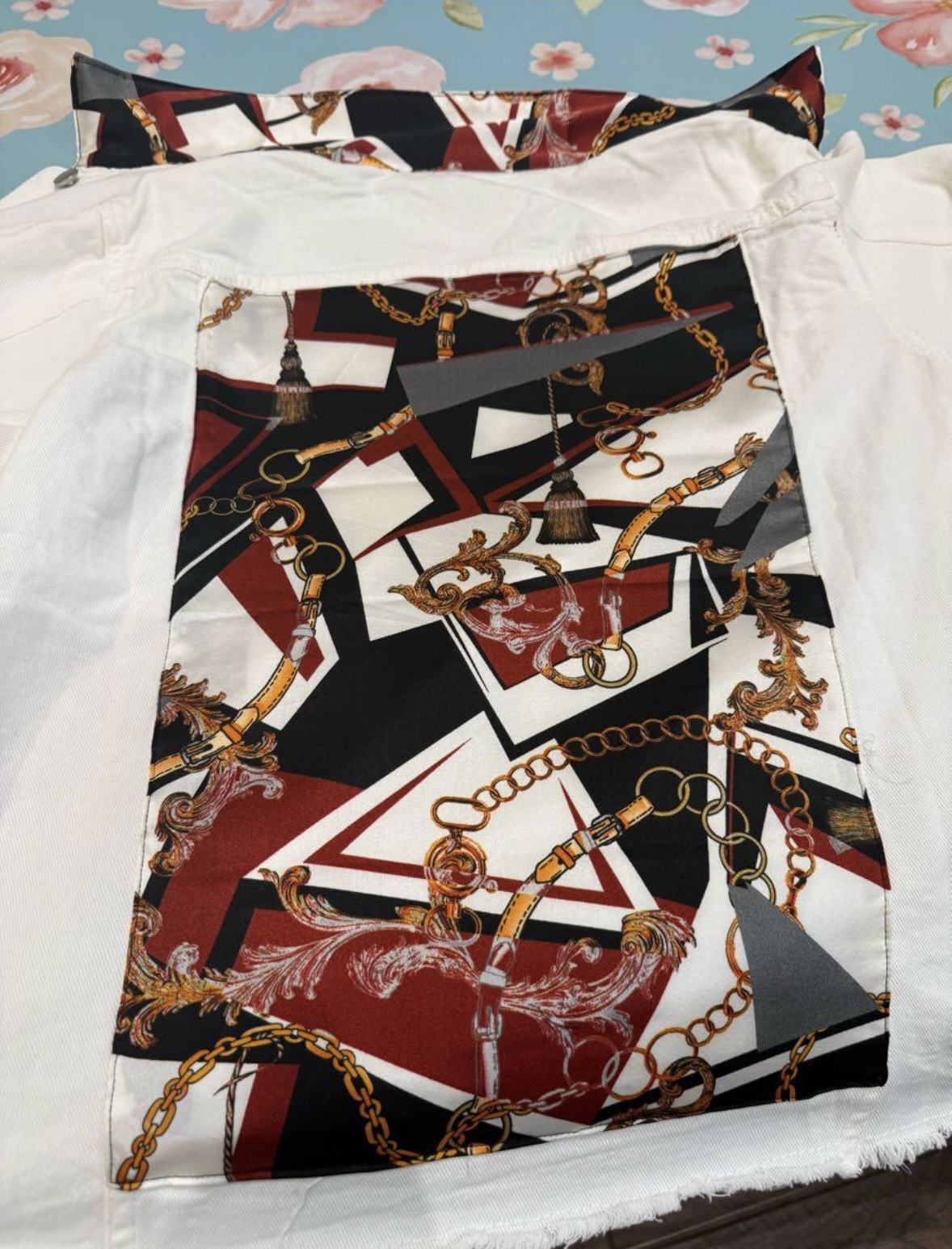 First garment from stitching project three