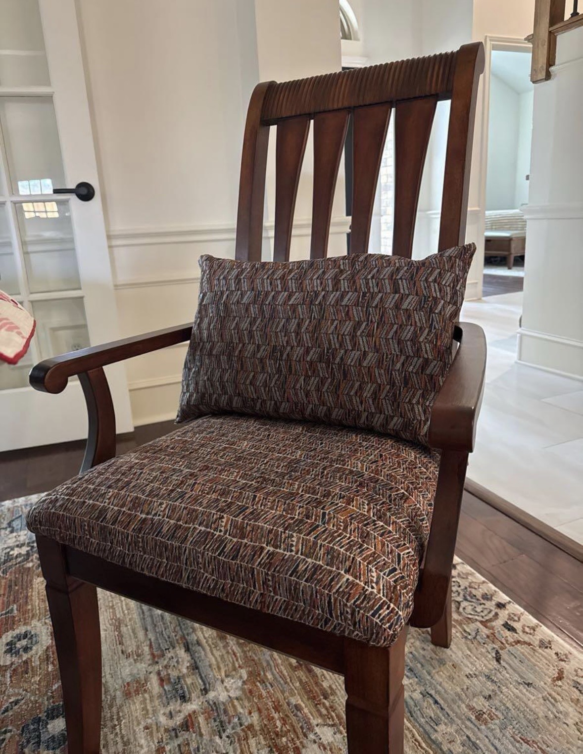 First piece from upholstery project