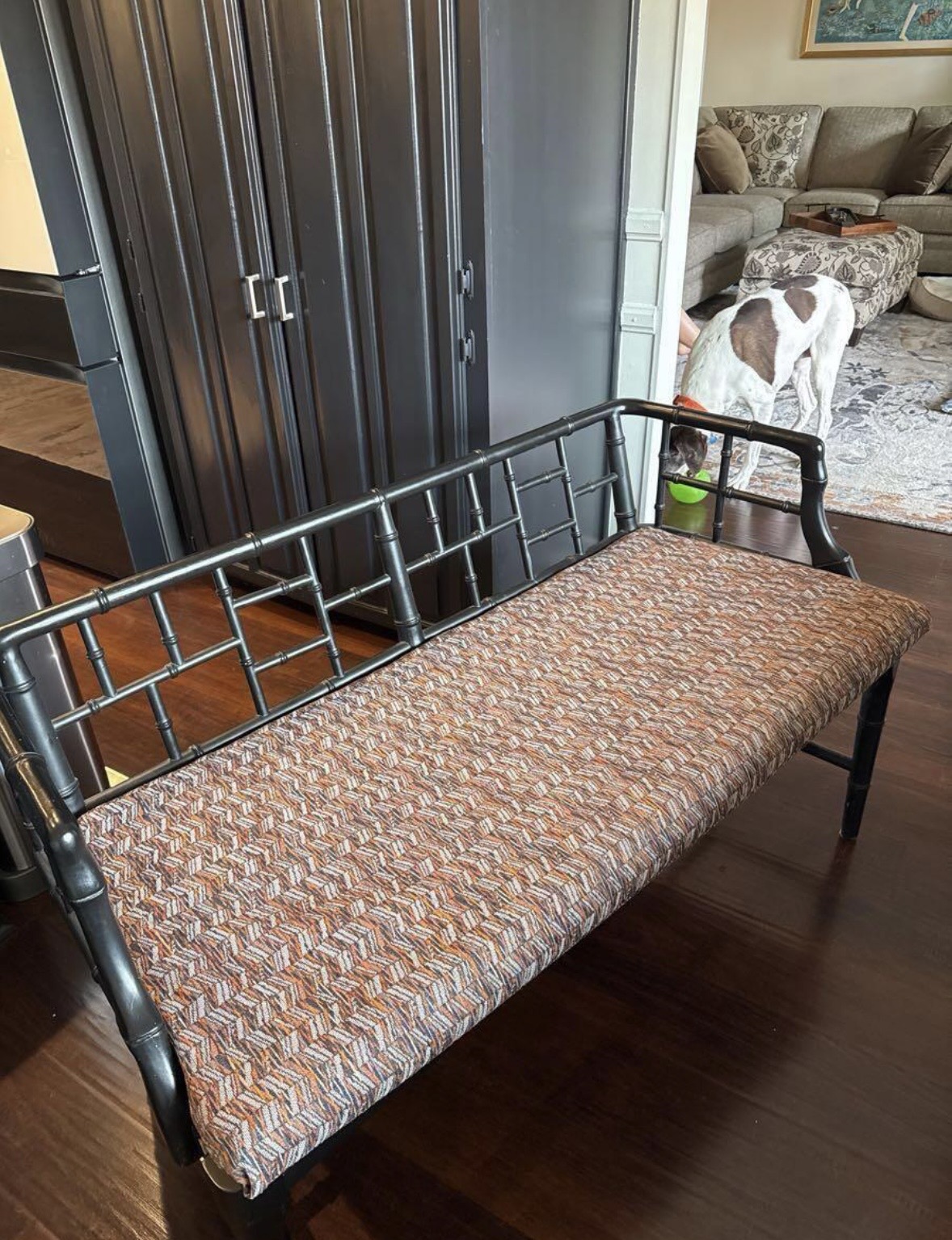 Second piece from upholstery project